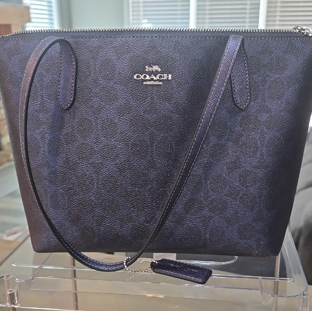 ***SOLD*** Coach Dark Blue Women's Tote Bag